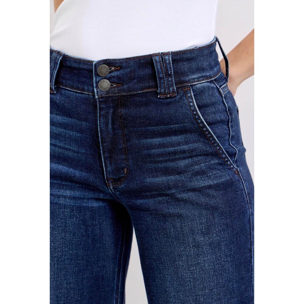 Judy Blue Women’s SZ 18W High Waisted Wide Leg Trouser Jeans BRAND NEW NWT - Picture 4 of 16